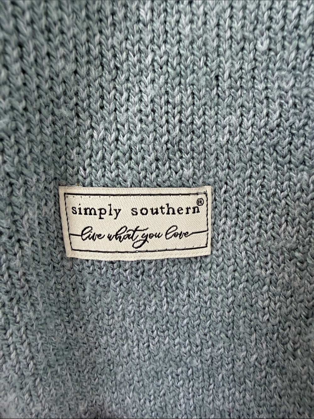 Simply Southern “MAMA” Sequin Gray Knit Pullover Crew- Womens M - Picture 3 of 6